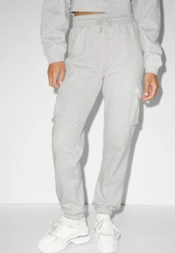 Pantaloni CargoLight GrayMelange Donna Pantaloni CFI21A02Y-C11