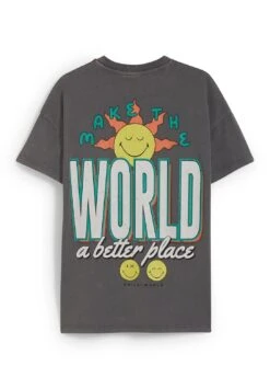 T-Shirt Con StampaGray Donna T-shirt E Top CFI21D04Y-C11 14 T-Shirt Con StampaGray Donna T-shirt E Top CFI21D04Y-C11 -Offerte Clockhouse Negozio 1f73debe66d54dca826021c758ea53a5