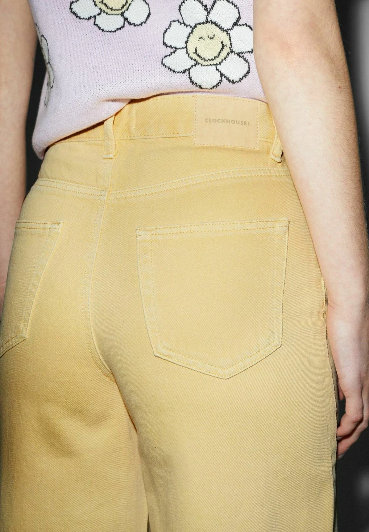 Jeans A Zampa - Yellow 6 Jeans A Zampa - Yellow - immagine 4
