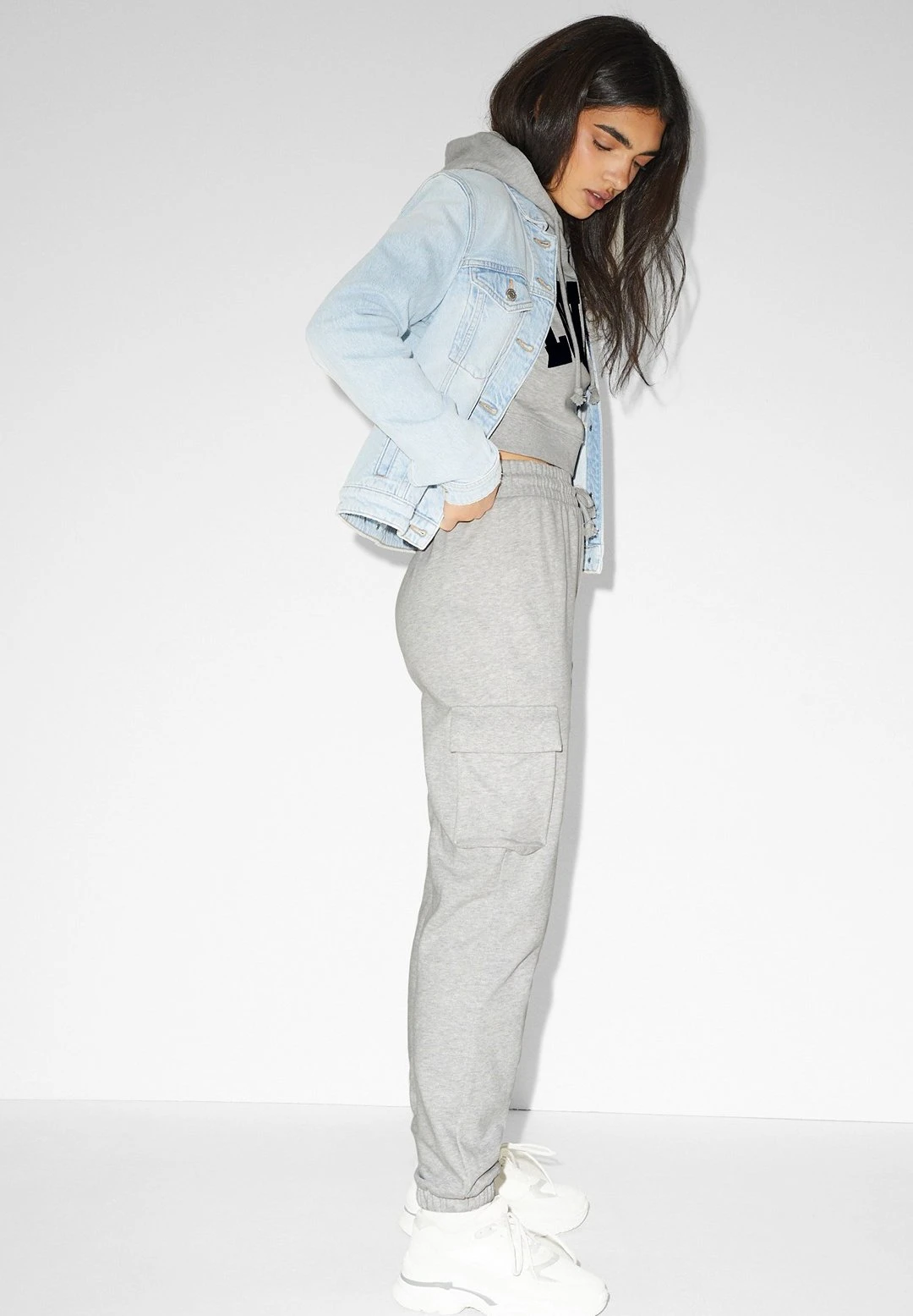 Pantaloni CargoLight GrayMelange Donna Pantaloni CFI21A02Y-C11 5 Pantaloni CargoLight GrayMelange Donna Pantaloni CFI21A02Y-C11 - immagine 3