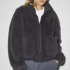 Giacca In PileDark Gray Donna Felpe CFI21G010-C11 -Offerte Clockhouse Negozio 61a3cc89515b452fa40d23ba262a4115