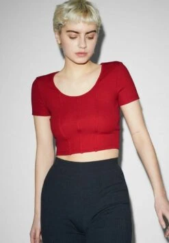 T-Shirt BasicRed Donna T-shirt E Top CFI21D03Y-G11