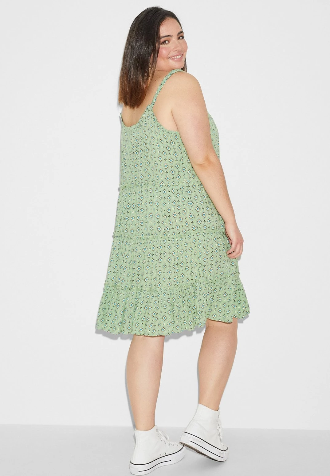 Vestito EstivoGreen Donna Vestiti CFI21C04H-M11 4 Vestito EstivoGreen Donna Vestiti CFI21C04H-M11 - immagine 2