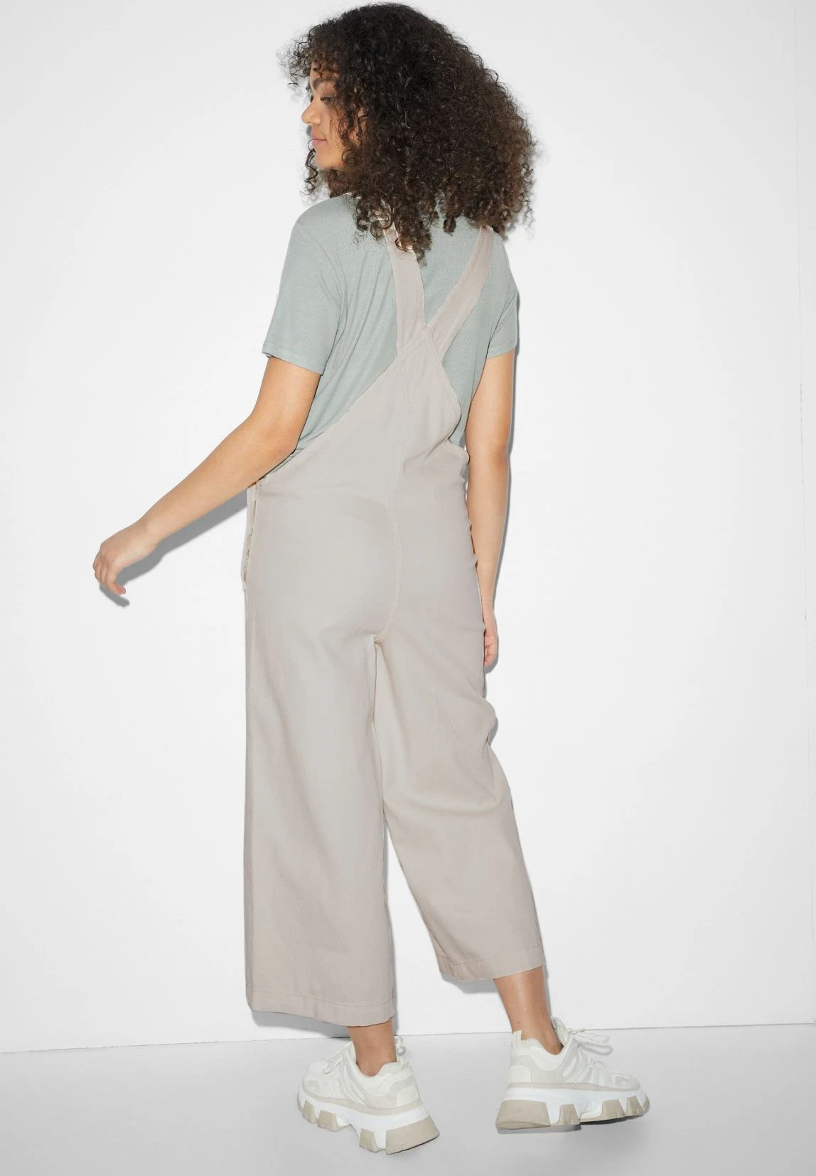 SalopetteCremewhite Donna Pantaloni CFI21T00C-A11 5 SalopetteCremewhite Donna Pantaloni CFI21T00C-A11 - immagine 3