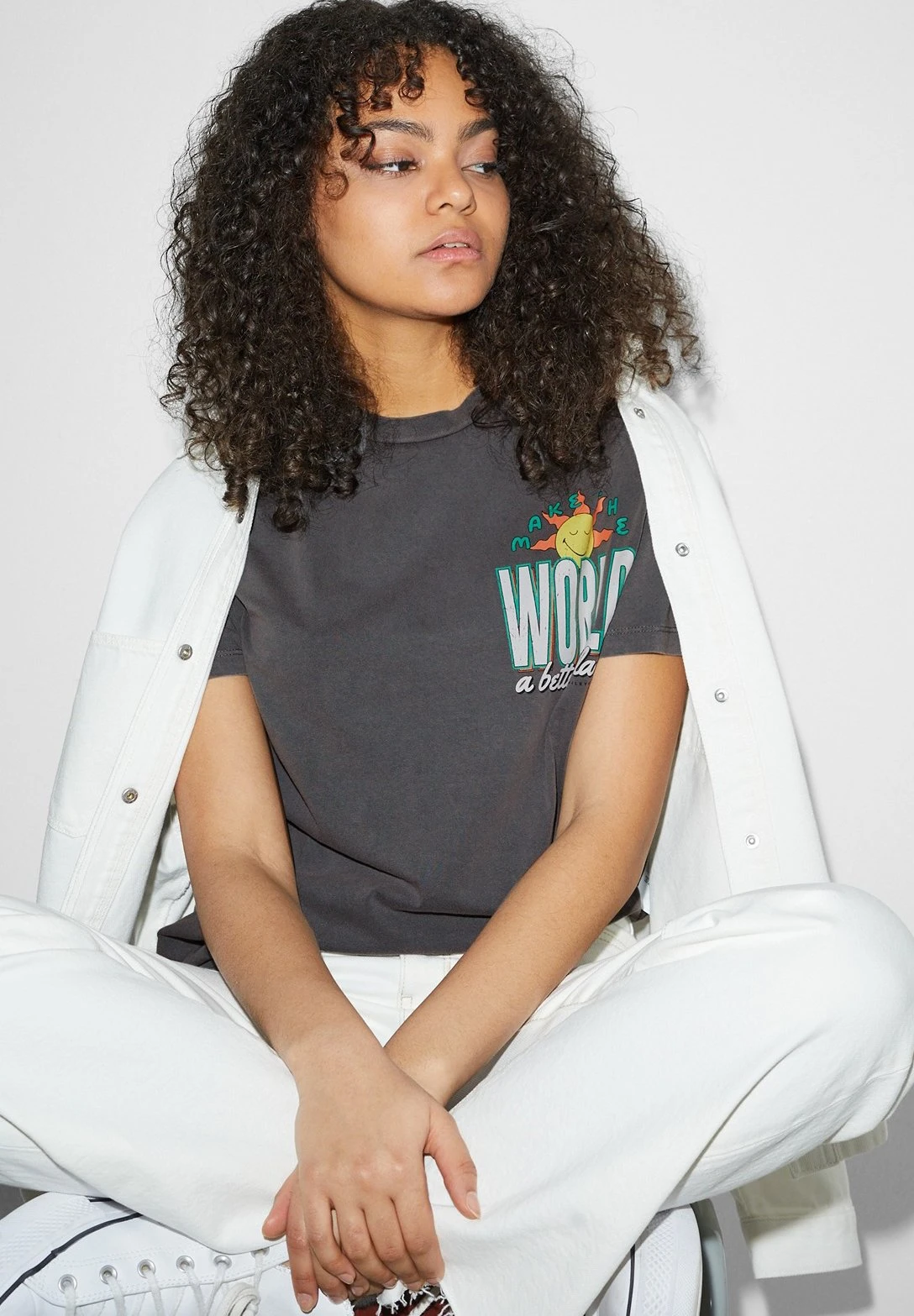 T-Shirt Con StampaGray Donna T-shirt E Top CFI21D04Y-C11 6 T-Shirt Con StampaGray Donna T-shirt E Top CFI21D04Y-C11 - immagine 4