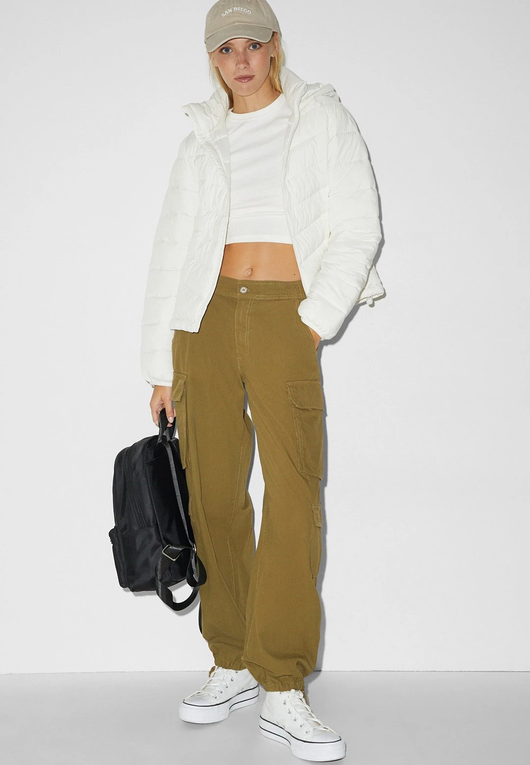 Pantaloni CargoGreen Donna Pantaloni CFI21A02K-G11 4 Pantaloni CargoGreen Donna Pantaloni CFI21A02K-G11 - immagine 2