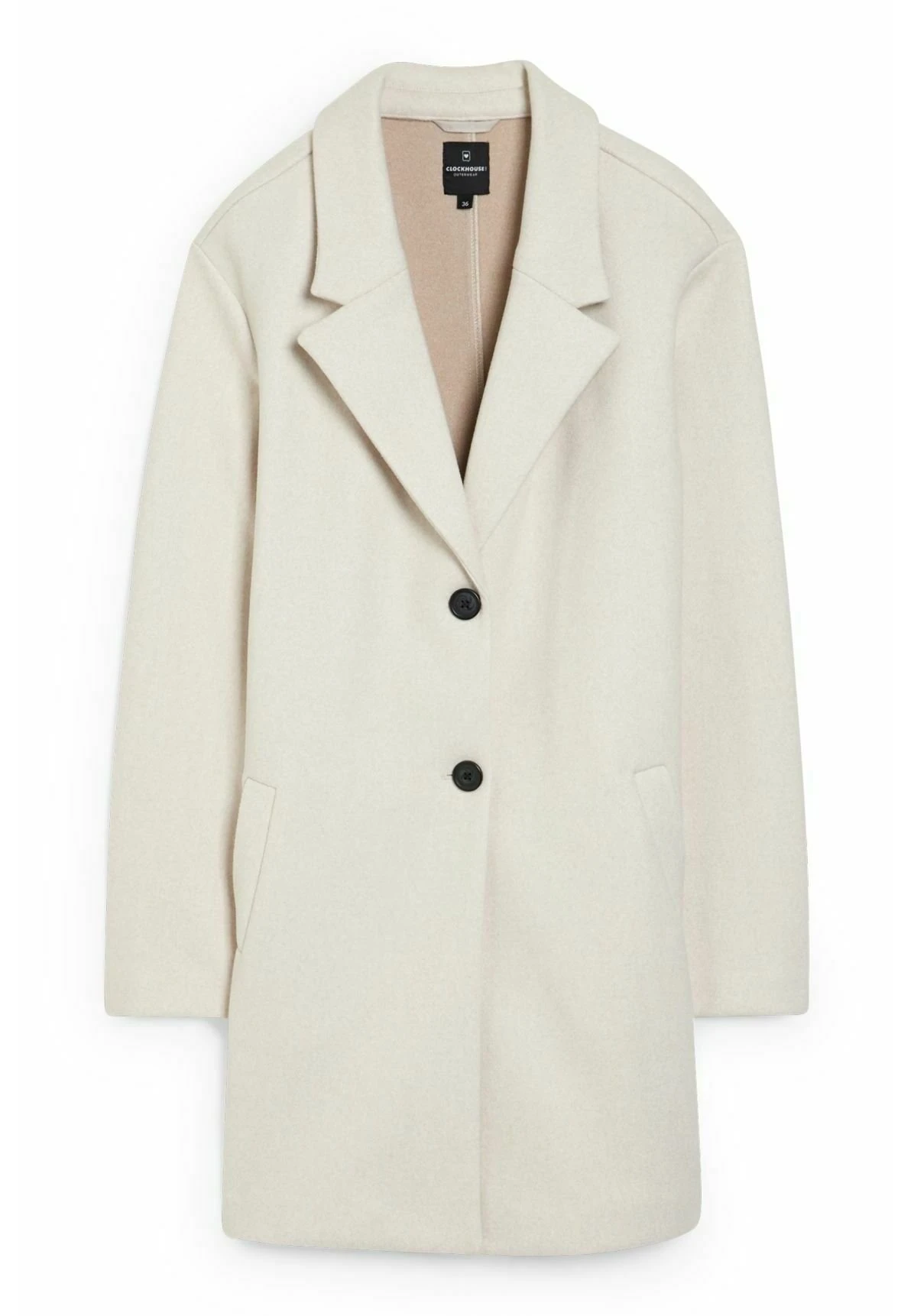 Cappotto CortoLight Beige Donna Cappotti CFI21U014-B11 3 Cappotto CortoLight Beige Donna Cappotti CFI21U014-B11 - immagine 2