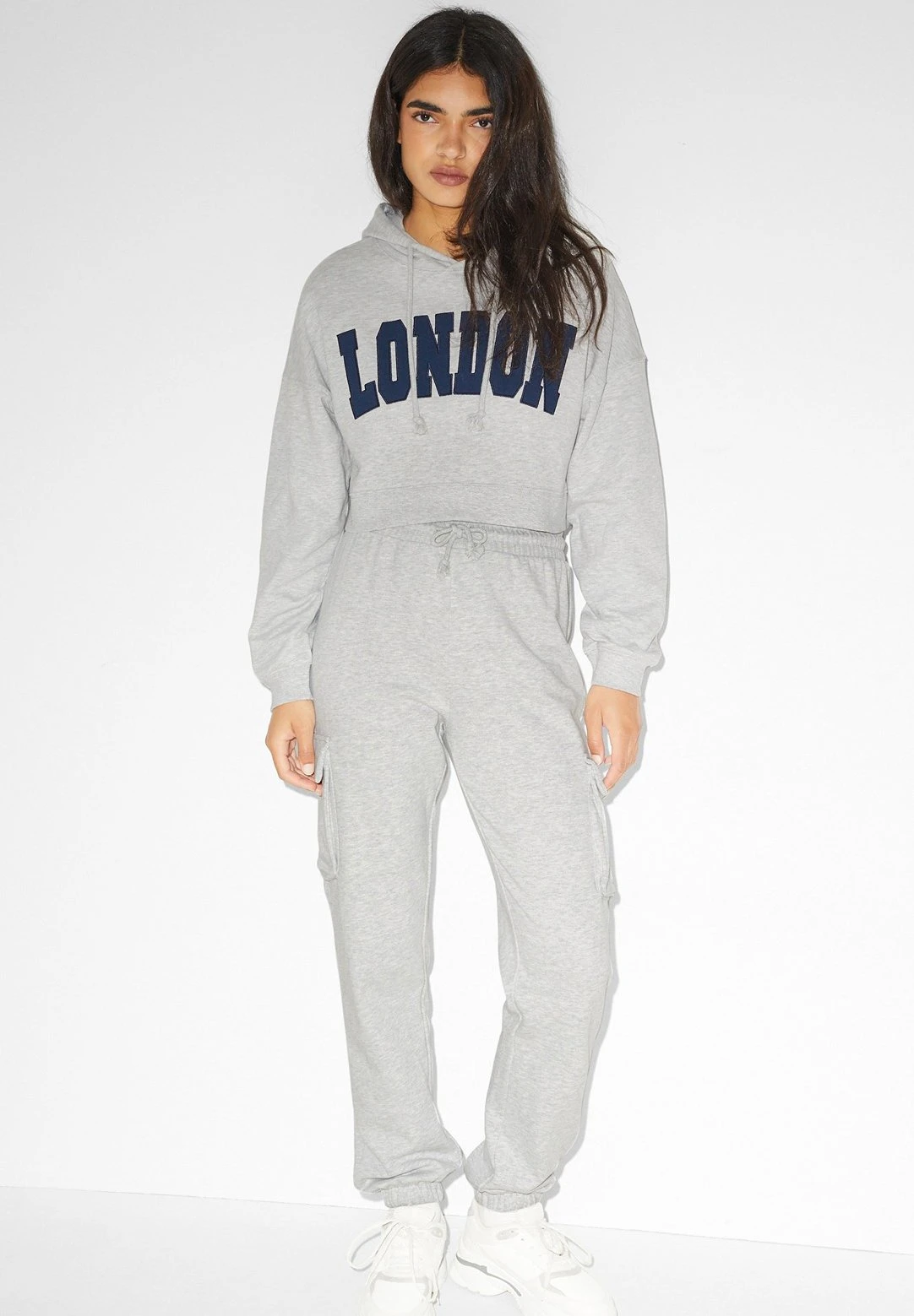 Pantaloni CargoLight GrayMelange Donna Pantaloni CFI21A02Y-C11 4 Pantaloni CargoLight GrayMelange Donna Pantaloni CFI21A02Y-C11 - immagine 2