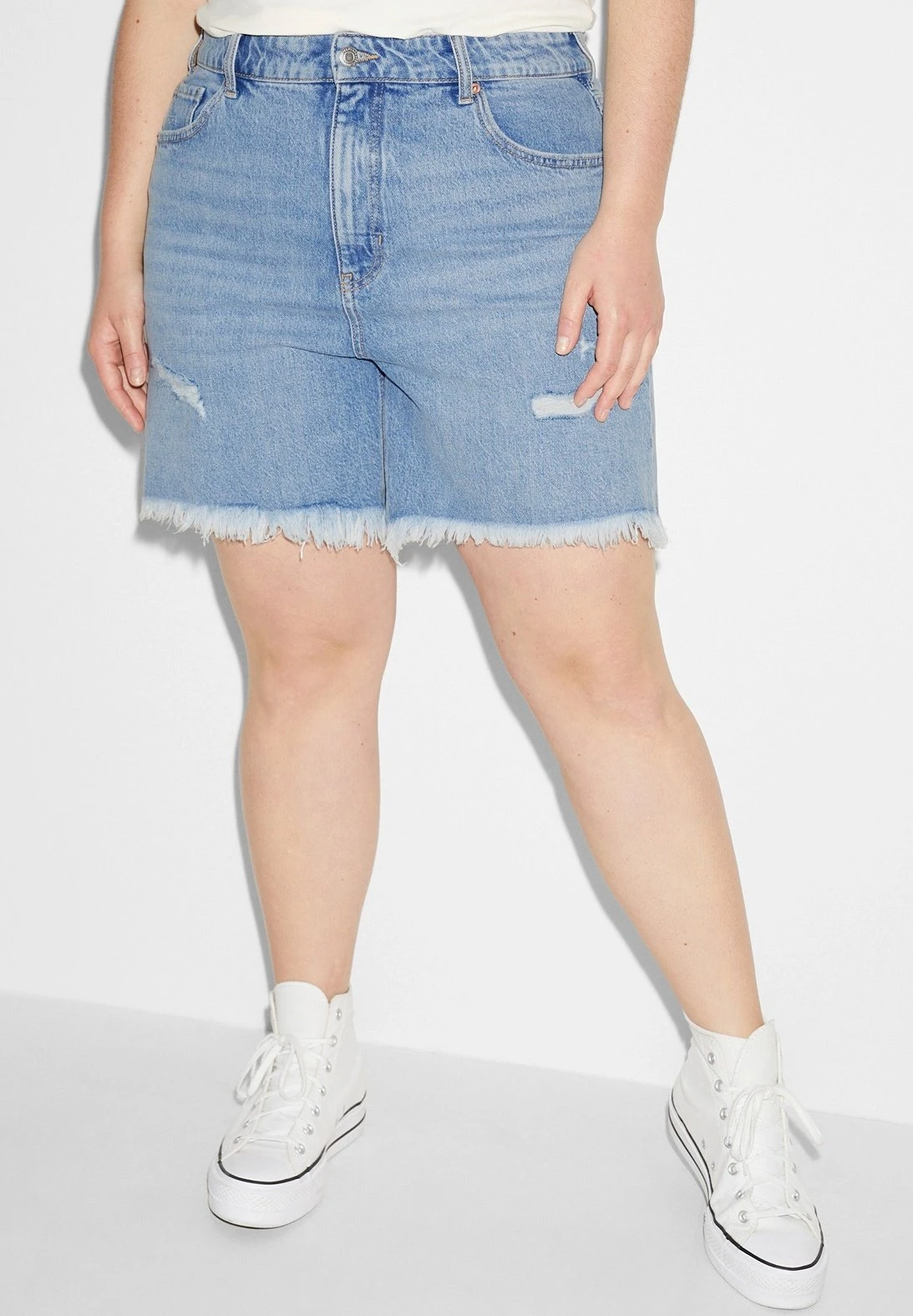 Shorts Di JeansDenim-Light Blue Donna Jeans CFI21S01V-K11 3 Shorts Di JeansDenim-Light Blue Donna Jeans CFI21S01V-K11
