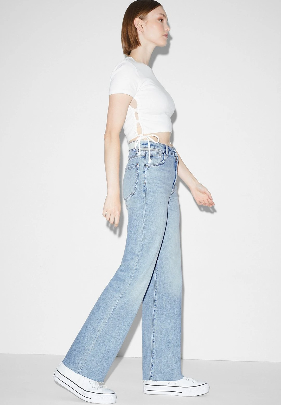 Jeans A SigarettaDenim Light Blue Donna Jeans CFI21N039-K11 3 Jeans A SigarettaDenim Light Blue Donna Jeans CFI21N039-K11