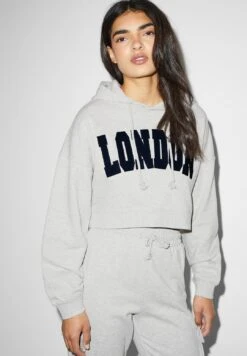 FelpaLight Gray Melange Donna Felpe CFI21J02E-C11