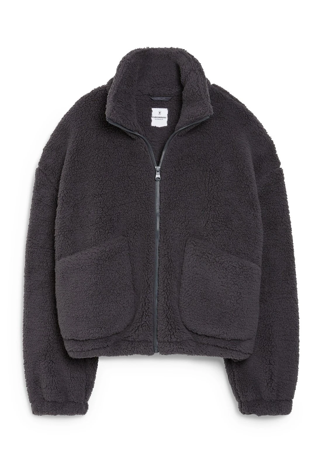 Giacca In PileDark Gray Donna Felpe CFI21G010-C11 6 Giacca In PileDark Gray Donna Felpe CFI21G010-C11 - immagine 4