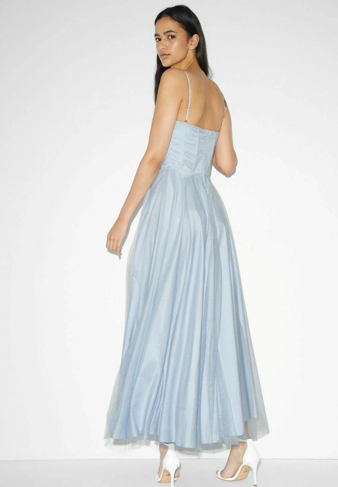 Abito Da SeraLight Blue Donna Vestiti CFI21C03F-K11 4 Abito Da SeraLight Blue Donna Vestiti CFI21C03F-K11 - immagine 2